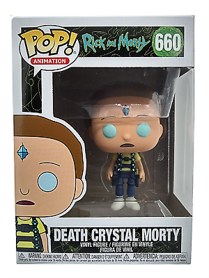 Funko Pop Death Crystal Morty 660 Rick And Morty Animation Vinyl Figure 44249