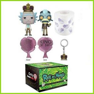 Rick and Morty בובות Pop Funko POP! Rick and Morty SEALED BOX GameStop Exclusive Tony crown KING OF sh*t