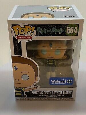 Rick and Morty בובות Pop Funko POP Rick and Morty FLOATING DEATH CRYSTAL MORTY #664 Walmart Exclusive
