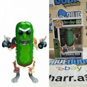 FUNKO POP! Vinyl Animation Pickle Rick with Screws # 333 Rick and Morty