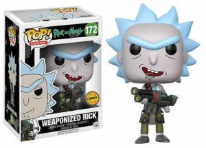 CHASE Funko Pop! Animation Weaponized Rick Vinyl - #172 [Toy Collectible Morty]